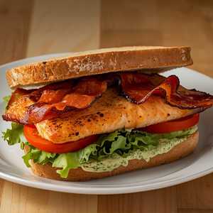 Salmon BLT