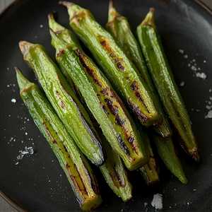 Grilled Okra