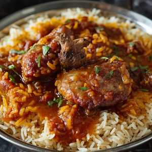 Goat Biryani (Bone-in)