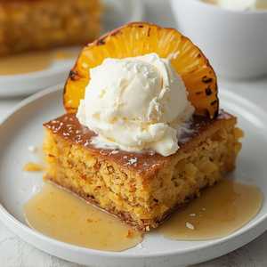 PIÑA COLADA RUM CAKE