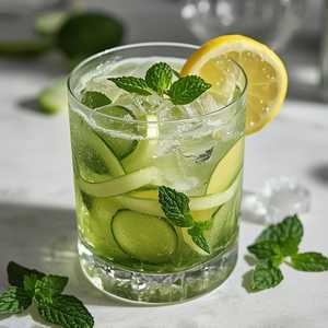 Mint Cucumber Hard Lemonade
