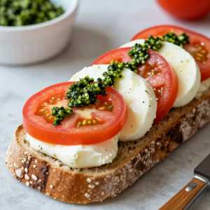 Panino Mozzarella, Pomodoro e Basilico