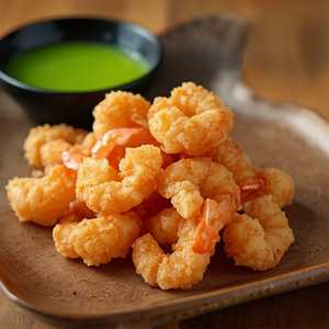 Crispy Pink Shrimp & Yuzu Kosho Dip