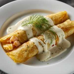 Seafood Crepes