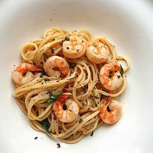 Shrimp Scampi Linguine