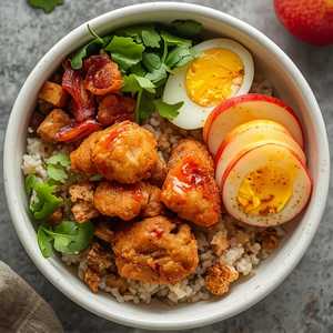 FRIED CHICKEN RICE BOWL