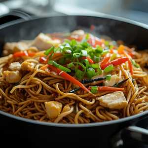 Chicken Yakisoba Noodles