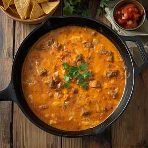 Skillet Beef Queso