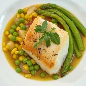 Roasted Halibut