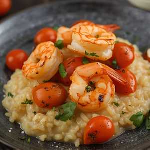 Risotto Gamberi E Pomodoro