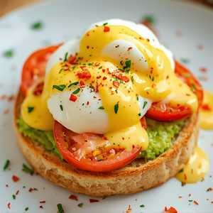 Smashed Avocado Benny