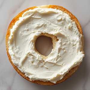 Toasted Bagel With Plain Cream Cheese