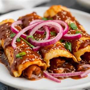Enchiladas D Mole (POLLO )