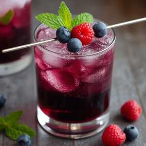 Sparkling Blueberry Pear