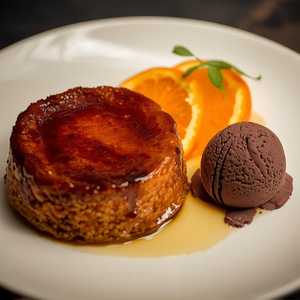 Bourbon Vanilla Canelé With Satsuma & Smoked Vanilla Gelato