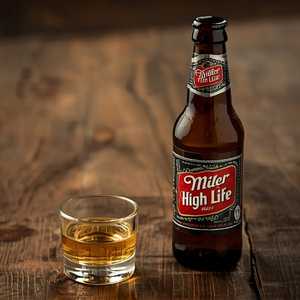 Miller High Life Pony & Well Shot