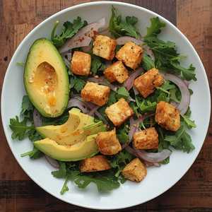 Sesame Crispy Tofu Salad