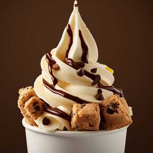 Chocolate Chip Cookie Dough Blizzard