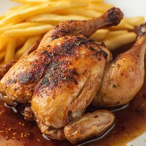 Oven Roasted Chicken 'Frites'