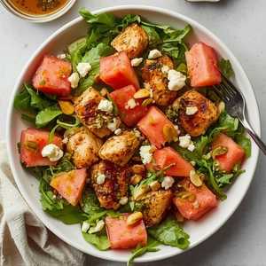 Blackened Watermelon Salad