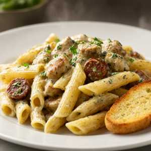 Sausage & Chicken Cajun Pasta