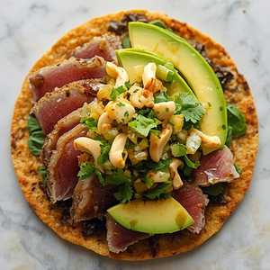 Tuna Tostada