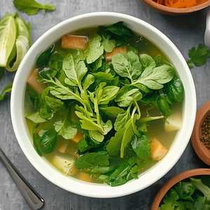 CANH XÀ LÁCH SON (Chọn TÔM hoặc GÀ)