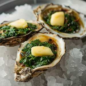 Blue Point Oysters Rockefeller