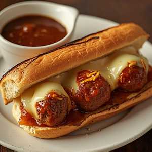 Meatball Dip Sandwich