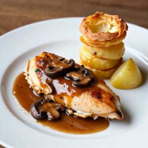 Roasted Chicken "Marsala"