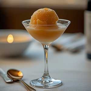 Apricot Chardonnay Sorbet