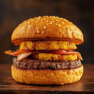 Our Famous Fritter Burger