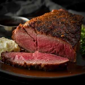 Slow Roasted Prime Rib, Au Jus & Horseradish Crème