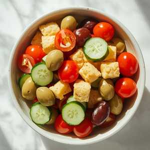 I Am Cleansed (GF) - Pumfu Greek Salad