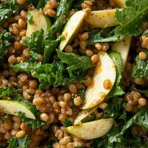 Kale, Lentil & Green Apple Salad