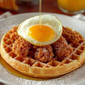 CHICKEN & WAFFLES