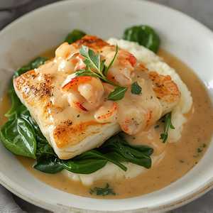 Jenny's Catch With Lobster Butter Sauce