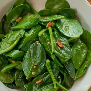 Spinach - Steamed or Sautéed