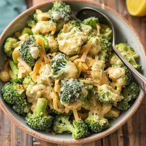 Broccoli cheddar salad