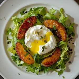 Burrata Peach Salad