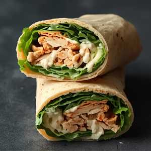 Spicy Chicken Caesar Wrap