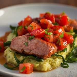 Grilled pork tenderloin