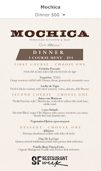 Mochica Menu Photo 1