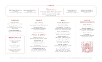 The Apparatus Room Menu Photo 1