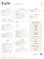 Earls Kitchen + Bar Menu Photo 3
