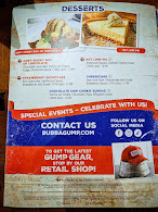 Bubba Gump Shrimp Co. Menu Photo 3