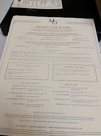 Metropolitan Grill Menu Photo 1