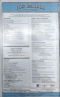 Fog Harbor Fish House Menu Photo 3