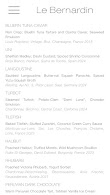 Le Bernardin Menu Photo 1
