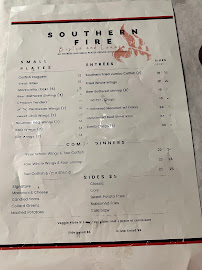 Southern Fire Restaurant Menu Photo 1